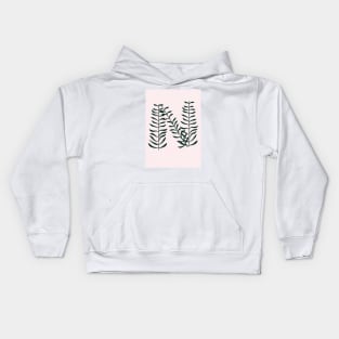 Alphabet N Botanical Kids Hoodie